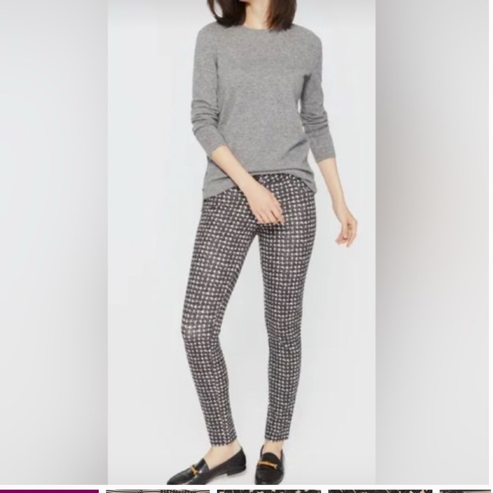 J. McLaughlin Monochrome Houndstooth Pants